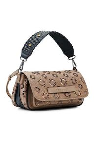 Desigual Torebka 23WAXP28 Brązowy. Kolor: brązowy. Materiał: skórzane #2