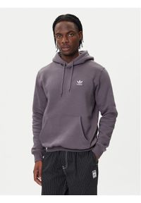 Adidas - adidas Bluza Trefoil Essentials JW1063 Szary Regular Fit. Kolor: szary. Materiał: syntetyk, bawełna #1