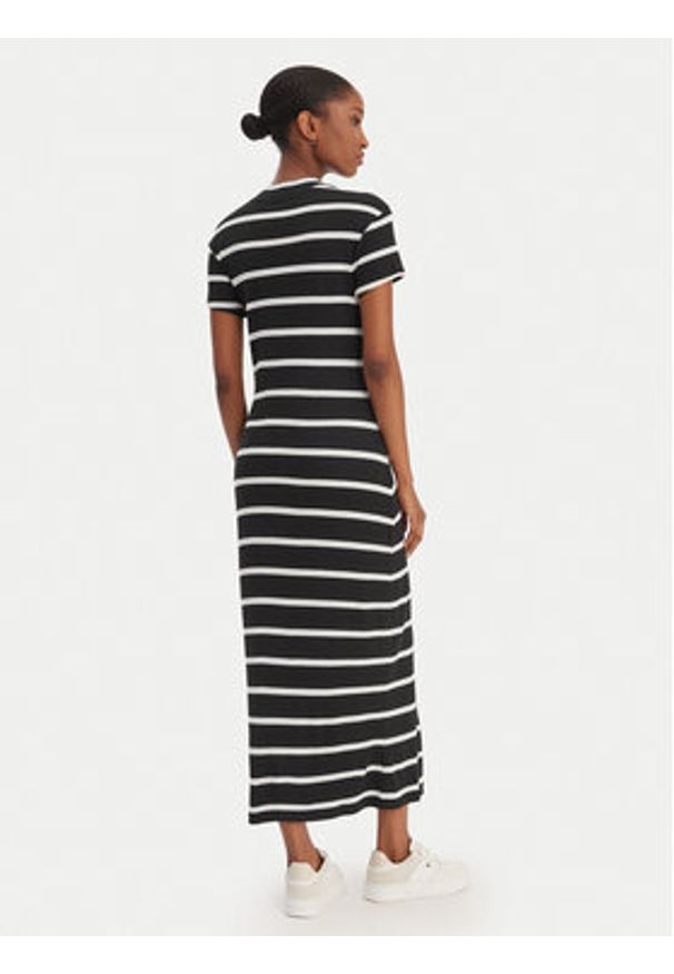 TOMMY HILFIGER - Tommy Hilfiger Sukienka codzienna WW0WW47860 Czarny Slim Fit. Okazja: na co dzień. Kolor: czarny. Materiał: wiskoza. Typ sukienki: proste. Styl: casual