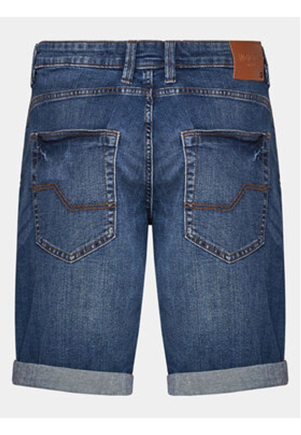 INDICODE Szorty jeansowe Kaden Holes 70-104 Niebieski Regular Fit. Kolor: niebieski. Materiał: bawełna