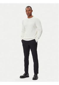 Calvin Klein Sweter LV04LB327G Écru Regular Fit. Materiał: bawełna #3