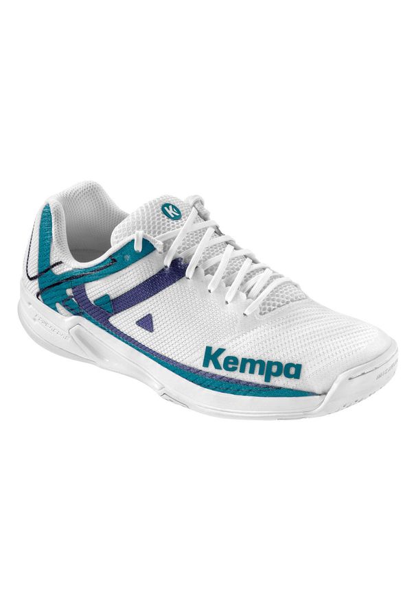 KEMPA - Damskie buty halowe Kempa Wing 2.0. Kolor: niebieski, wielokolorowy, biały. Sport: piłka ręczna