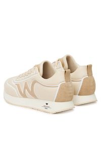 Weekend Max Mara Sneakersy 2525766034650 Écru. Materiał: skóra
