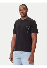 Hugo - HUGO T-Shirt Dargentee 50542566 Czarny Relaxed Fit. Kolor: czarny. Materiał: bawełna