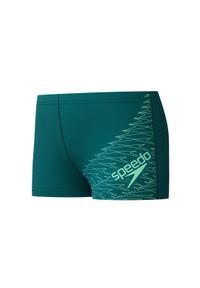 Kąpielówki chłopięce spodenki kąpielowe Speedo Medley Logo. Kolor: zielony #1