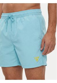 Guess Szorty kąpielowe F6GT25 WG282 Błękitny Regular Fit. Kolor: niebieski. Materiał: syntetyk #2