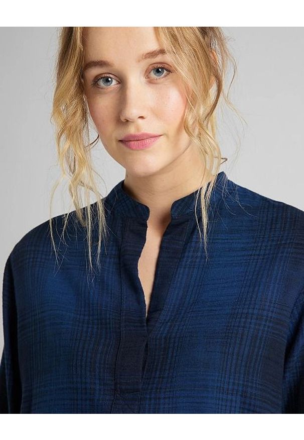 Lee - DAMSKA BLUZKA LEE ESSENTIAL BLOUSE RELXED FIT WASHED BLUE L45VGBLR 112110599