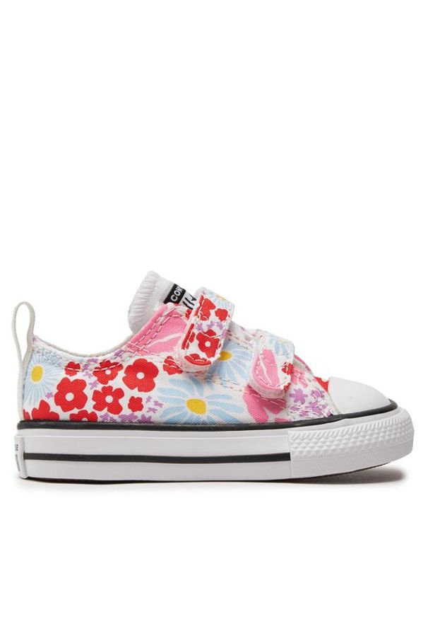 Converse Trampki Chuck Taylor All Star Easy On Floral A06340C Biały. Kolor: biały