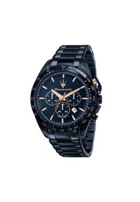 Maserati Zegarek R8873612054 Granatowy. Kolor: niebieski