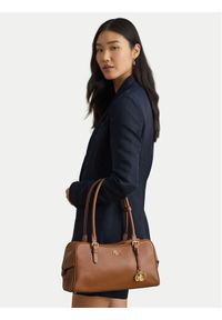 Lauren Ralph Lauren - LAUREN RALPH LAUREN Torebka 431P06068001 Brązowy. Kolor: brązowy. Materiał: skórzane #1