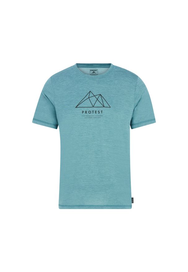 Koszulka Protest Oliver. Kolor: wielokolorowy, niebieski, zielony