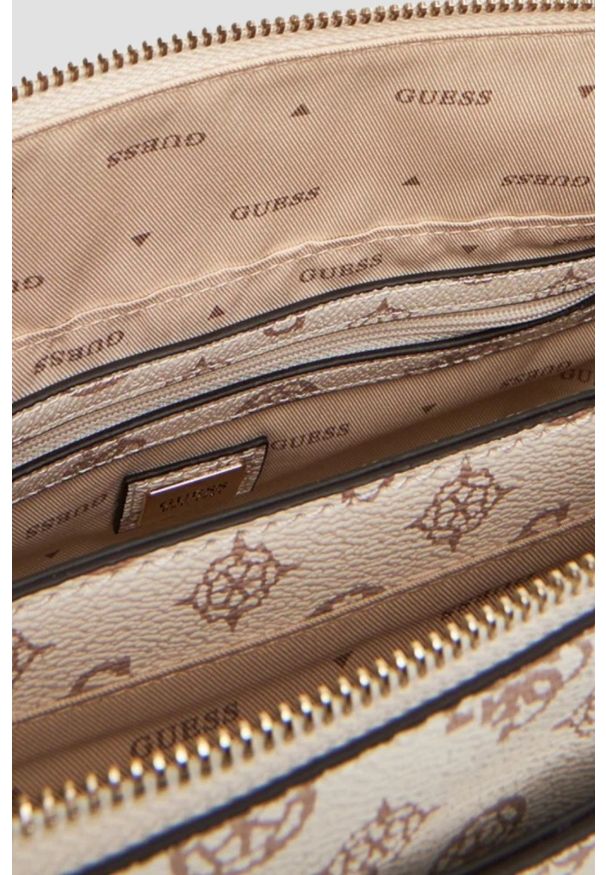 Guess - GUESS Biała klasyczna torebka damska Daryna. Kolor: biały. Materiał: skórzane. Styl: klasyczny
