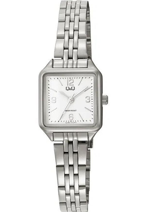 Zegarek damski QQ Q28C-003P srebrny. Kolor: srebrny