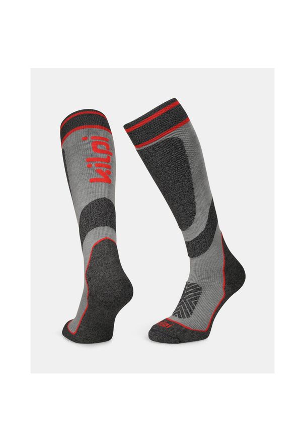 Skarpety narciarskie unisex Kilpi ANXO-U. Kolor: szary. Sport: narciarstwo