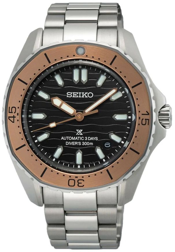 Zegarek męski Seiko SPB485J1 srebrny. Kolor: srebrny