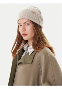 Weekend Max Mara Czapka Ritmo 2525576035 Beżowy. Kolor: beżowy. Materiał: wełna, materiał