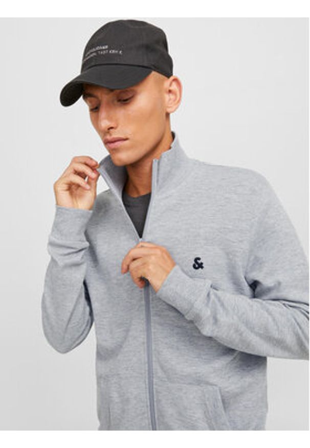 Jack & Jones - Jack&Jones Bluza Paulos 12250737 Szary Standard Fit. Kolor: szary. Materiał: bawełna, syntetyk