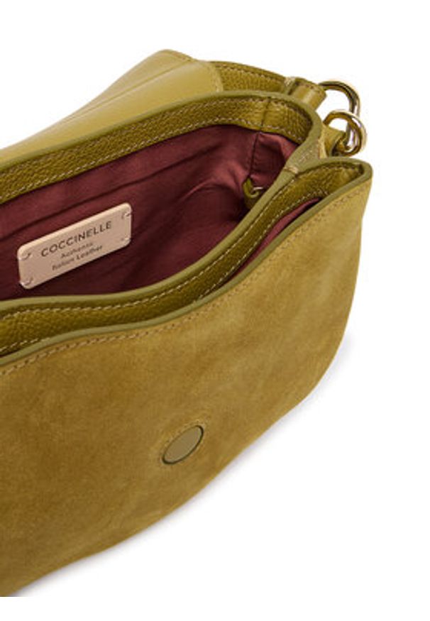 Coccinelle Torebka U7F Coccinellemavery E1 U7F 18 02 01 Zielony. Kolor: zielony. Materiał: skórzane, zamszowe