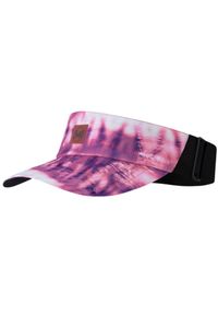 Damska czapka z daszkiem Buff Go Visor. Kolor: różowy. Materiał: poliester, bawełna. Styl: sportowy #1
