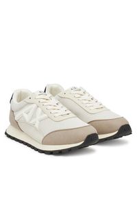 Armani Exchange Sneakersy XUX263 XV942 U660 Beżowy. Kolor: beżowy. Materiał: materiał