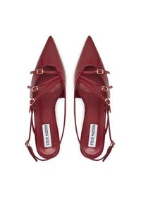 Steve Madden Sandały Liana SM11003386 Bordowy. Kolor: czerwony. Materiał: skóra #3