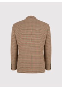 Pako Lorente - PAKO LORENTE - Beżowa marynarka w pepitkę. Okazja: na co dzień. Kolor: beżowy. Materiał: poliester, wiskoza, elastan. Sezon: jesień. Styl: casual #5