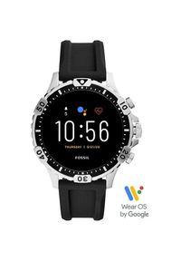 Fossil Gen 5 Smartwatch Garrett HR Black Silicone FTW4041. Rodzaj zegarka: smartwatch. Styl: casual, sportowy