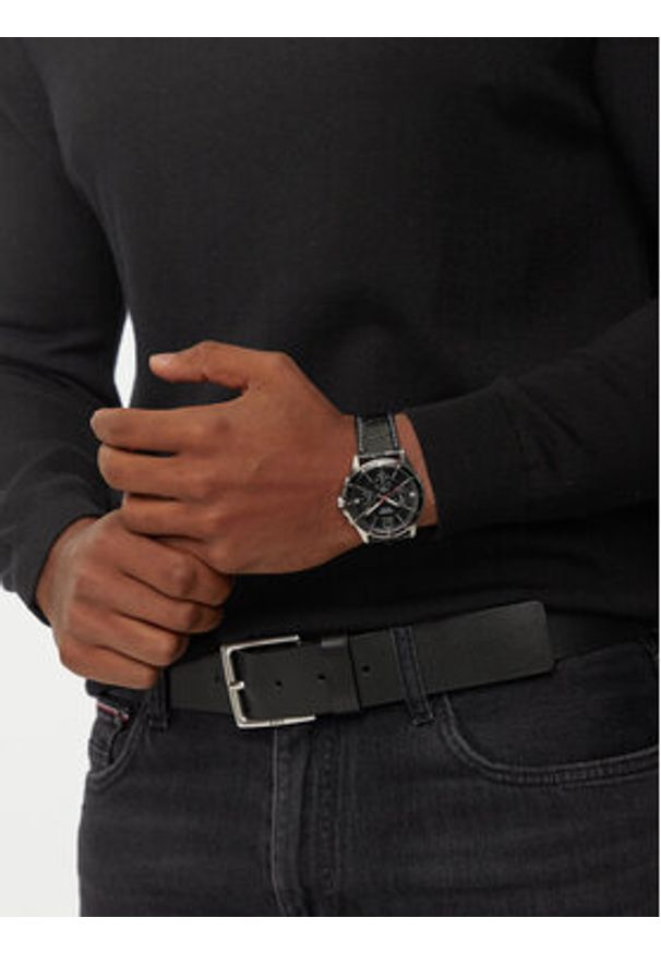 Casio Zegarek MTP-1374PL-1AVEF Czarny. Kolor: czarny