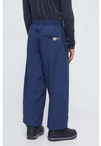 DC spodnie Primo kolor granatowy. Kolor: niebieski. Materiał: tkanina, włókno, materiał. Wzór: ze splotem. Sezon: zima #3
