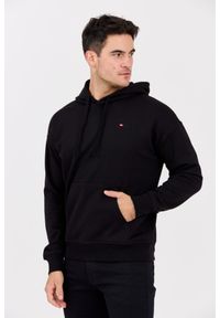 Diesel - DIESEL Czarna męska bluza z kapturem S-ROB-HOOD-MICRODIV, Rozmiar L. Okazja: na co dzień. Typ kołnierza: kaptur. Kolor: czarny. Materiał: elastan, bawełna, materiał. Długość rękawa: długi rękaw. Długość: długie. Styl: casual, klasyczny #4