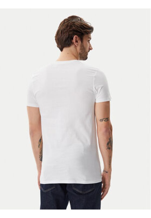 Calvin Klein Underwear Komplet 3 t-shirtów LV00NB4051 Biały Regular Fit. Kolor: biały. Materiał: bawełna