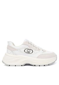 Liu Jo Sneakersy Eva 06 BF5035 PX740 Biały. Kolor: biały. Materiał: zamsz, skóra