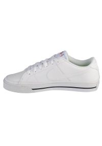 Buty Nike Court Legacy Next Nature W DH3161-101 białe. Okazja: na co dzień. Kolor: biały. Materiał: skóra, syntetyk, guma, materiał. Model: Nike Court #3