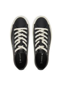 Lacoste Tenisówki Backcourt 749CFA0043 454 Czarny. Kolor: czarny. Materiał: skóra