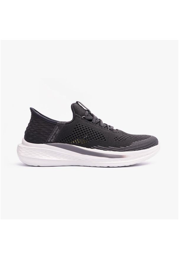 skechers - Buty wsuwane SLIP-INS sportowe męskie Skechers Slade Quinto. Zapięcie: bez zapięcia. Kolor: czarny, niebieski, wielokolorowy