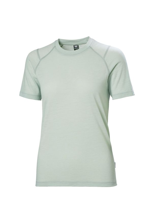 Damska koszulka polo Helly Hansen HH Durawool. Typ kołnierza: polo. Kolor: zielony. Sezon: lato