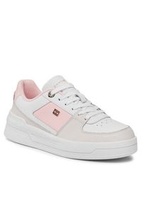 TOMMY HILFIGER - Tommy Hilfiger Sneakersy Essential Basket Sneaker FW0FW07684 Różowy. Kolor: różowy #2