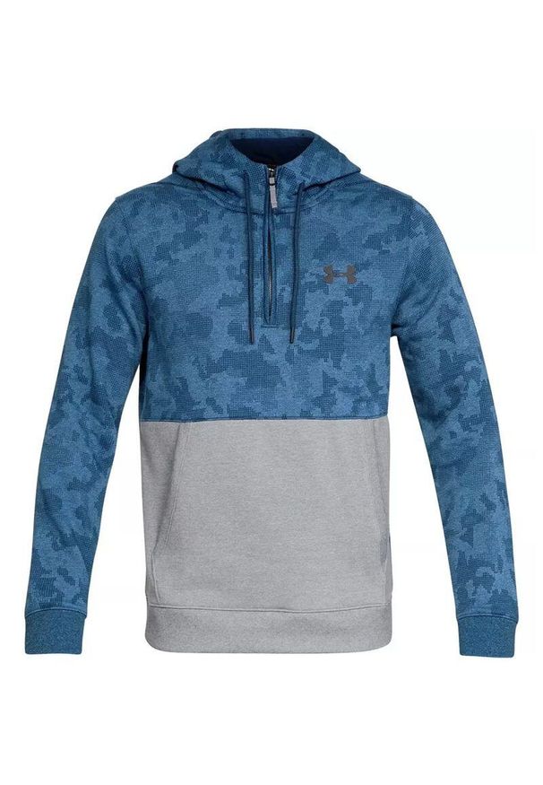 Bluza męska Under Armour Threadborne 1/2 Fitted ZIP 409. Kolor: niebieski