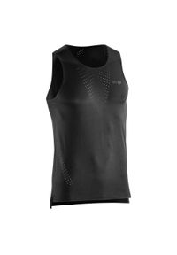 Tank Top sportowy do biegania CEP Ultralight męski. Kolor: czarny