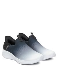 skechers - Skechers Sneakersy Ultra Flex 3.0 150183/BKW Czarny. Kolor: czarny. Materiał: materiał #4