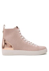 MICHAEL Michael Kors Sneakersy Eddie Knit High Top 43S3NVFS2D Różowy. Kolor: różowy. Materiał: materiał #1