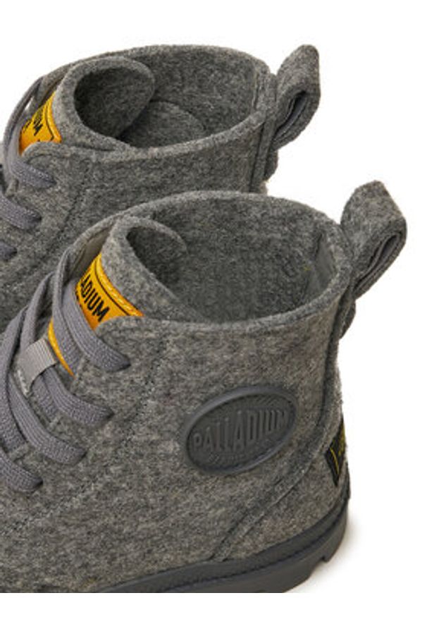 Palladium Trapery Pampa Hi Merino 74377-027-M Szary. Kolor: szary. Materiał: wełna, materiał