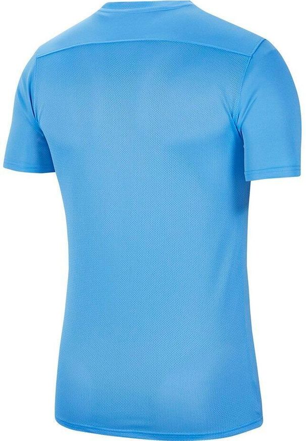 Koszulka do piłki nożnej dla dzieci Nike Dry Park VII JSY SS z krótkim rękawem. Kolor: niebieski. Długość rękawa: krótki rękaw. Długość: krótkie. Sport: piłka nożna