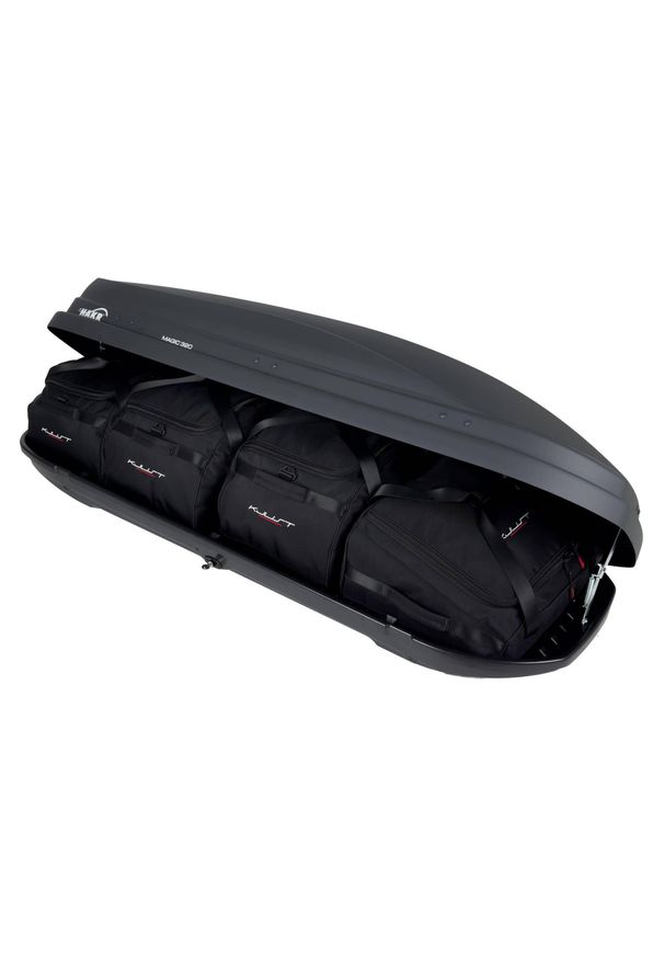 KJUST - Torby Do Boksu Dachowego Hakr Magic 320 4Szt Kjust. Kolor: czarny. Styl: sportowy