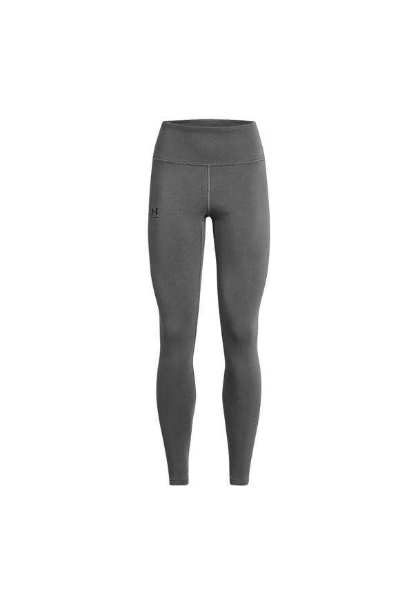 Legginsy treningowe damskie Under Armour Rival. Kolor: szary. Sport: fitness