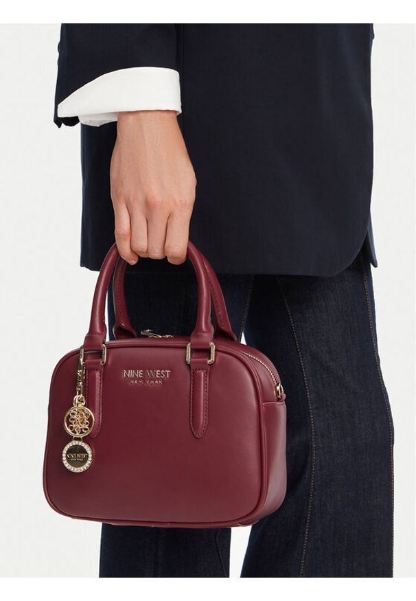 Nine West Torebka CEO-Soho-Star-LX10160 Bordowy. Kolor: czerwony