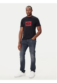 Hugo - HUGO T-Shirt Deterni 50544496 Czarny Regular Fit. Kolor: czarny. Materiał: bawełna #5