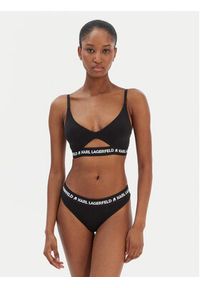 Karl Lagerfeld - KARL LAGERFELD Stringi A1W47008 Czarny. Kolor: czarny. Materiał: lyocell #2