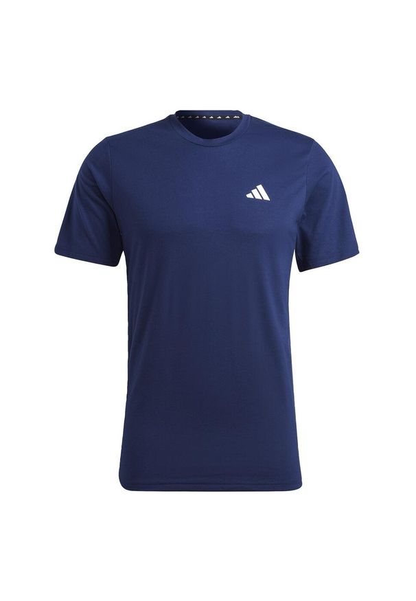 Adidas - Train Essentials Feelready Training Tee. Kolor: biały, wielokolorowy, niebieski. Materiał: materiał