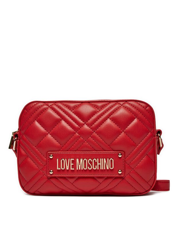 Love Moschino - LOVE MOSCHINO Torebka JC4150PP1LLA0500 Czerwony. Kolor: czerwony. Materiał: skórzane